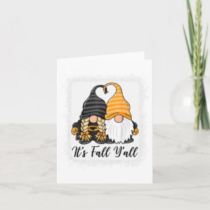 Great Novelty Gnome Halloween Funny Its Fall You A Card