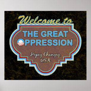 Great "O"ppression Poster