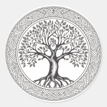 Great Oak Tree of Life Celtic Sketch