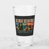 Great Ocean Road Australia Landmarks Illustration