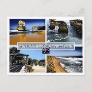 Great Ocean Road - Australia - Mosaic - Postcard