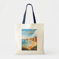Great Ocean Road Australia Travel Art Vintage