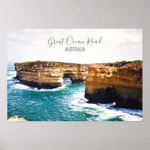 Great Ocean Road Victoria Australia travel Poster