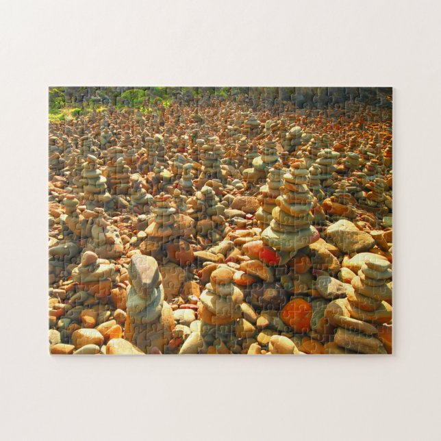 GREAT OCEAN STONES 11x14 INCH Jigsaw Puzzle (Horizontal)