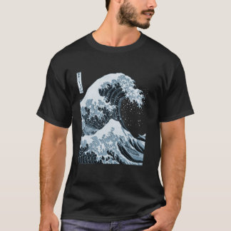 Great Ocean Wave Famous Art T-Shirt