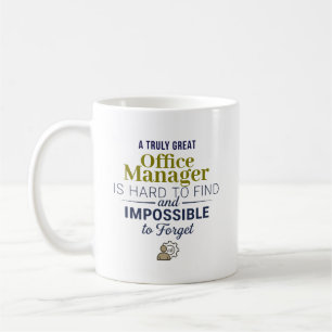 Great Office Manager Personalised Name Gift Coffee Mug