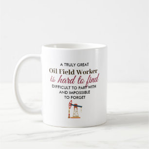 Great Oil Field Worker Personalised Name Gift Coffee Mug