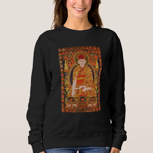 Great One of Ngor Tibetan Buddhist Art Sweatshirt (Front)