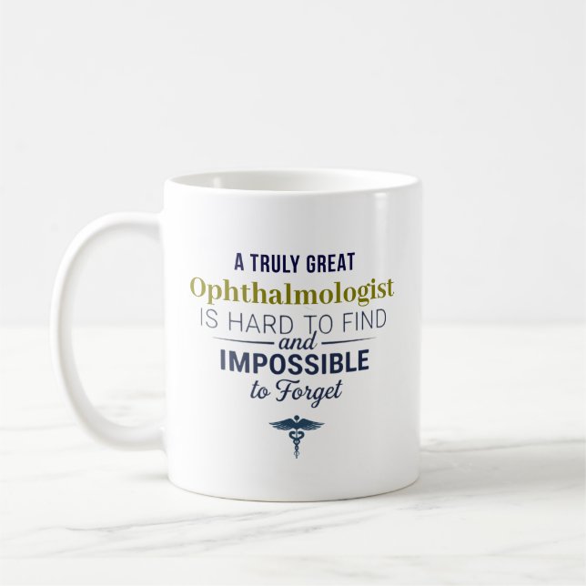 Great Ophthalmologist Personalised Name Gift Coffee Mug (Left)