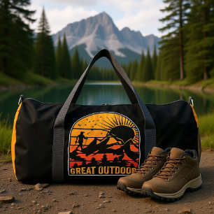 Great Outdoor Hiking Sunset Duffle Bag