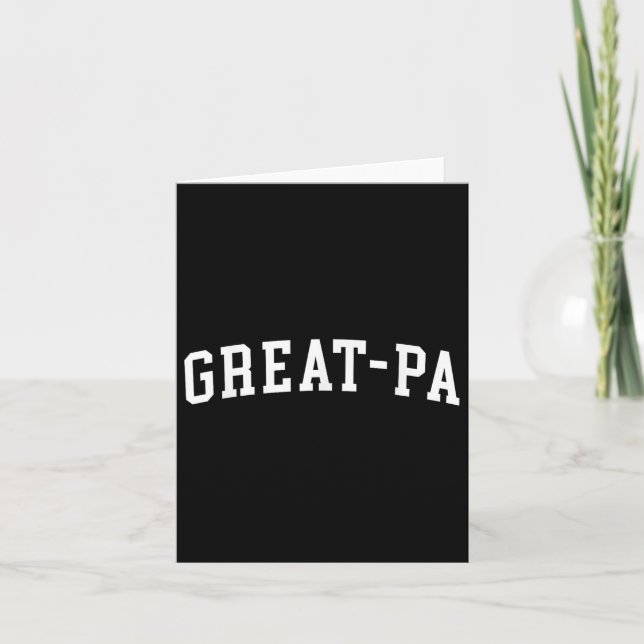 Great-pa  card (Front)