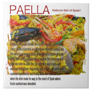 Great Paella Ceramic Tile! Ceramic Tile