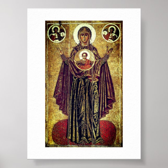 Great Panagia from Yaroslavl Poster (Front)
