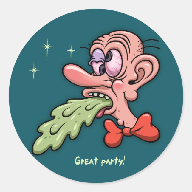 Great Party! Classic Round Sticker (Front)