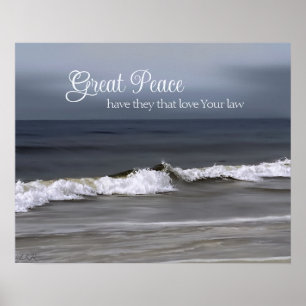 Great peace have they that love poster