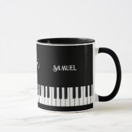 Great Pianist In The Making Personalised Mug