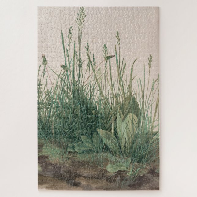 Great Piece of Turf (by Albrecht Dürer) Jigsaw Puzzle (Vertical)