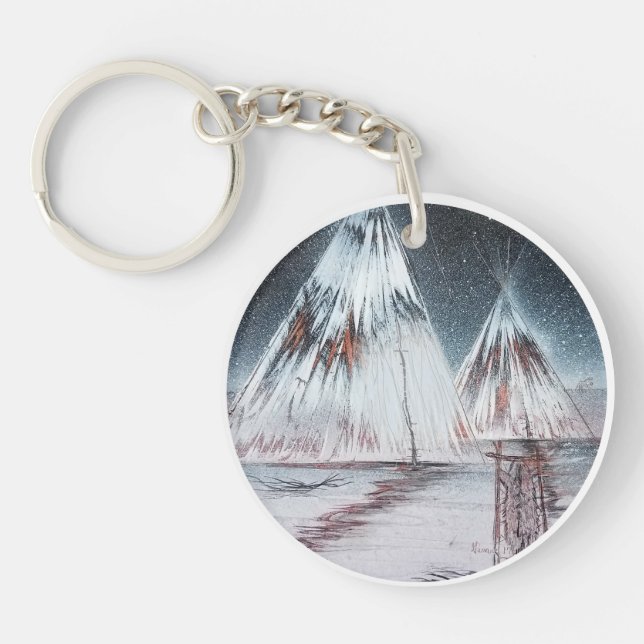 Great Plains Tipi Key Ring (Front)