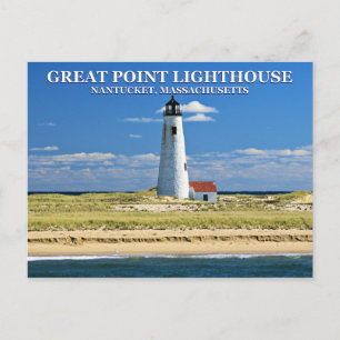 Great Point Lighthouse, Nantucket, MA Postcard