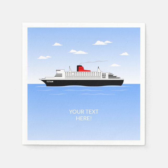 Great Pool Party Napkin (Front)