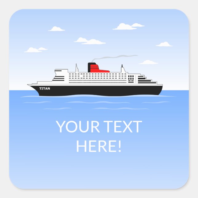 Great Pool Party Square Sticker (Front)