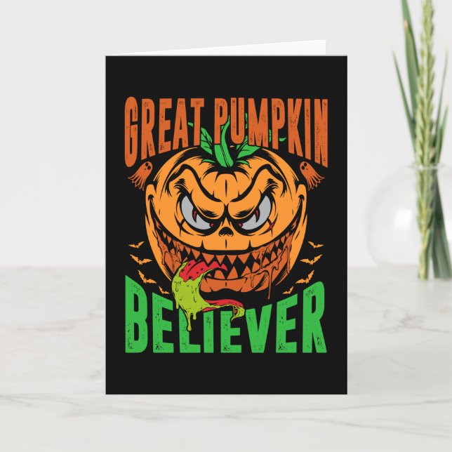 Great Pumpkin Believer Card (Front)