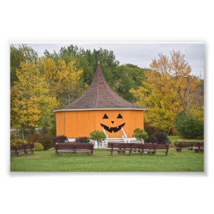 Great Pumpkin Gazebo, Newport, Vermont Photo Print