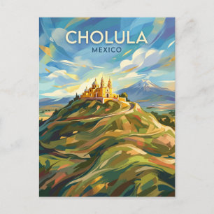 Great Pyramid of Cholula Mexico Postcard