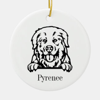 Great Pyrenee dog ornament