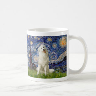 Great Pyrenees 3 - Starry Night Coffee Mug