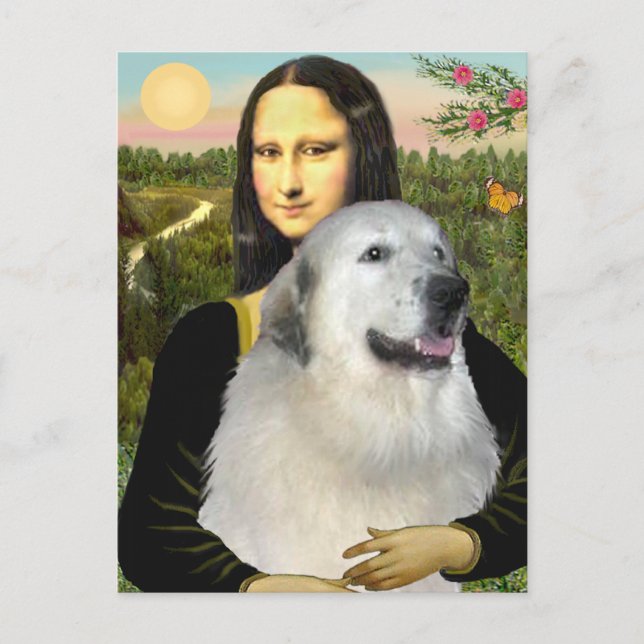 Great Pyrenees 9 - Mona Lisa Postcard (Front)