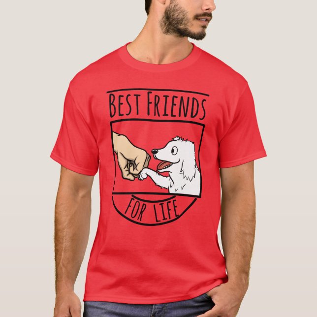 Great Pyrenees Best Friends For Life boy T-Shirt (Front)