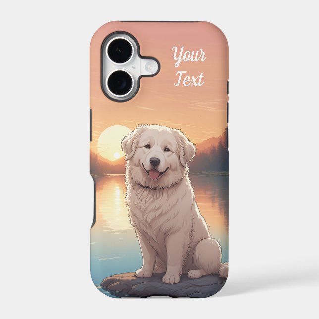 Great Pyrenees by Lake (Back)