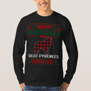Great Pyrenees Christmas Pajama Ugly Christmas Swe T-Shirt