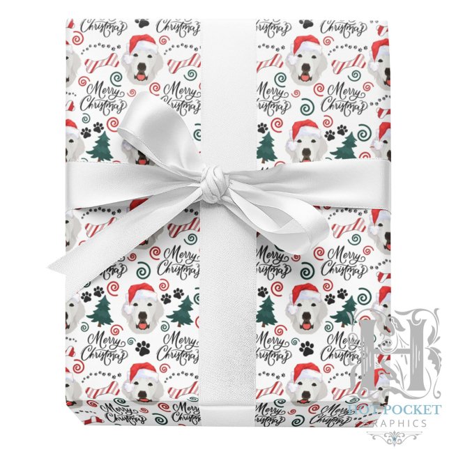 Great Pyrenees Christmas Wrapping Paper (Creator Uploaded)