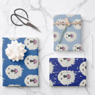 Great Pyrenees Christmas Wrapping Paper Sheet