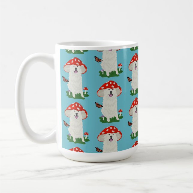 Great Pyrenees Coffee Mug (Left)
