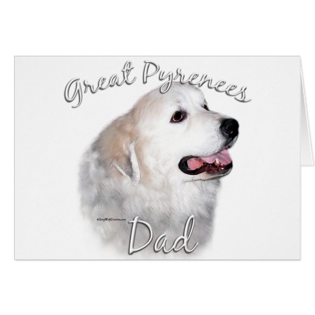 Great Pyrenees Dad 2 (Front Horizontal)