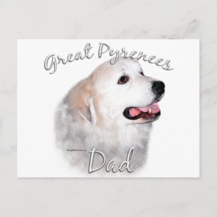 Great Pyrenees Dad 2 Postcard