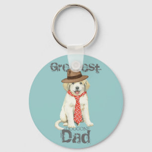 Great Pyrenees Dad Key Ring
