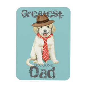 Great Pyrenees Dad Magnet