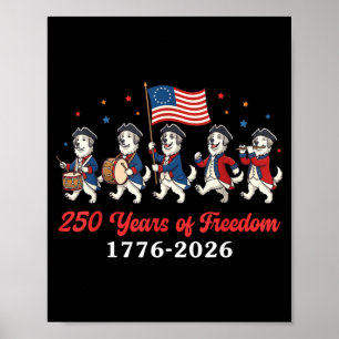 Great Pyrenees Dog 250 Yrs Of Dom 1776 2026 Poster