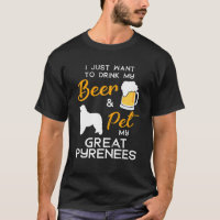 Great Pyrenees Dog Beer Lover Owner Xmas Birthday