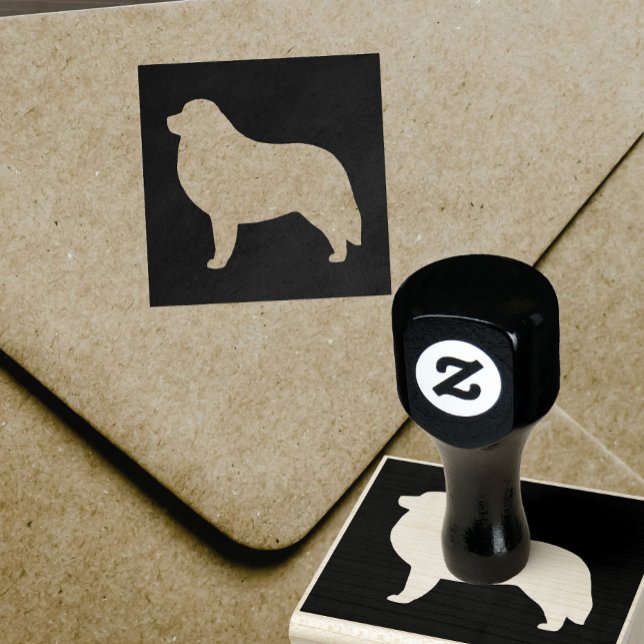 Great Pyrenees Dog Breed Silhouette Rubber Stamp (Creator Uploaded)