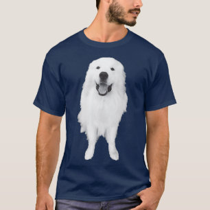 Great Pyrenees Dog Smiling T-Shirt