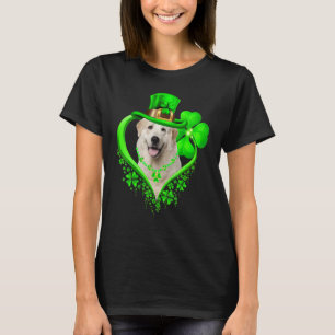 Great Pyrenees Dog St Patricks Day Lover Irish Sha T-Shirt