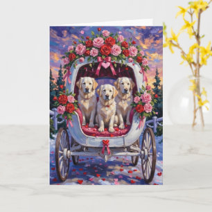 Great Pyrenees Dog Valentine's Day Card
