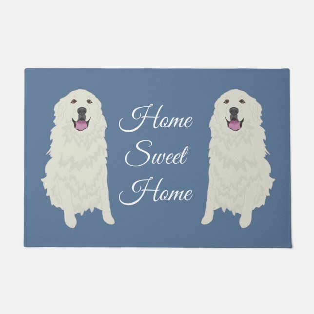 Great Pyrenees Doormat (Front)