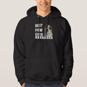 Great Pyrenees Fathers Day Best Paw Ever Dog Dad Hoodie