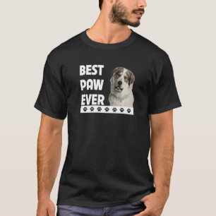 Great Pyrenees Fathers Day Best Paw Ever Dog Dad   T-Shirt